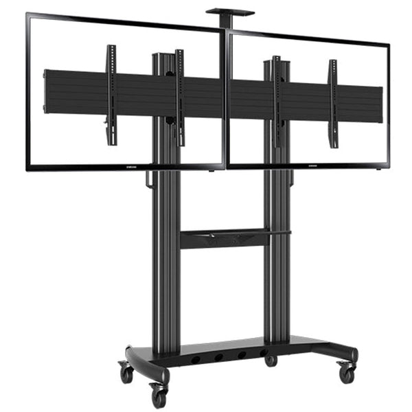 Dual store tv stand