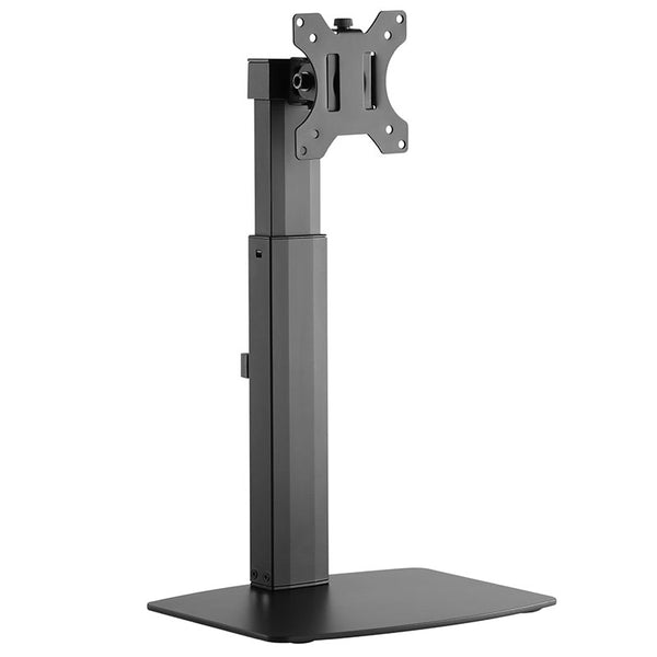 Tall Free Standing Single Monitor Mount Desk Stand, Pneumatic Spring H -  Rife Technologies