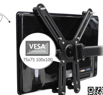 Non VESA Mount Adapter Bracket Supports (13 to 27 inch) Monitors