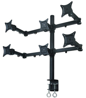 Six Monitor Arm Stands and Mounts