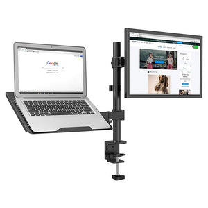 Desktop Dual LCD Fully Adjustable Gas Spring Computer Monitor and