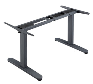 Dual Motor Height Adjustable Electric Standing Desk Frame Only, Standing Desk Adjustable Height Stand Up Desk Computer Desks with Anti-Collision Protection, (DM8P)